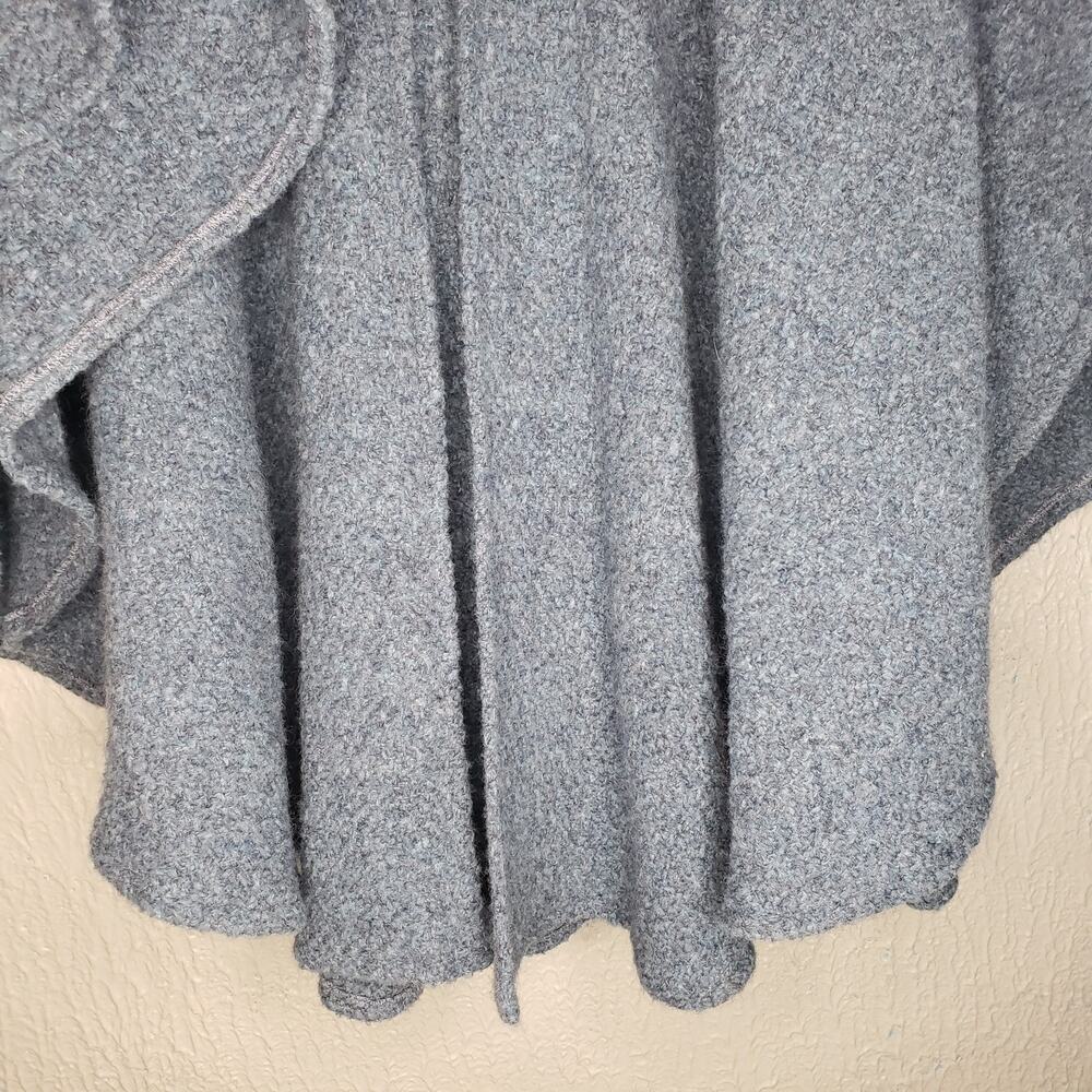 Blarney Woollen Mills Womens Weavers Wool Blend Knit Poncho Cardigan Scarf Combo - Picture 5 of 15